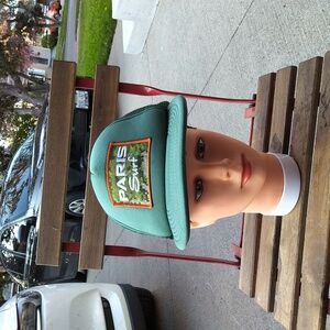 Retro Paris Surf brand trucker cap-Mint